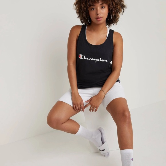 *SET* of Champion Size S Women’s Racerback Logo Tank Tops - Picture 13 of 14